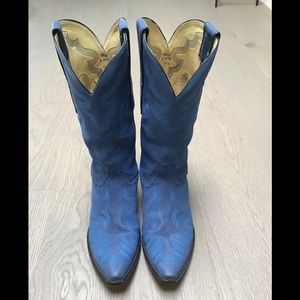 Men’s Falconhead blue suede boots